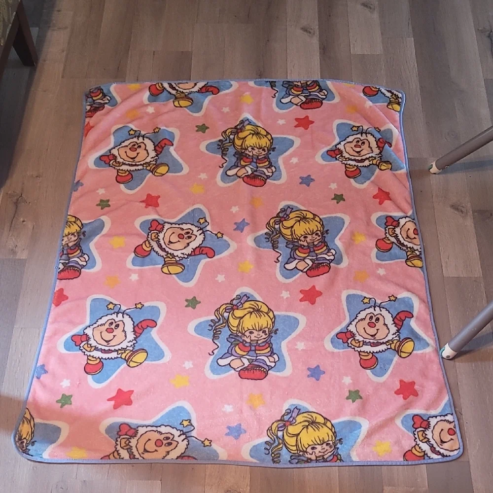 Rainbow Brite Collectible Colorful Blanket 90s 2000s Y2k